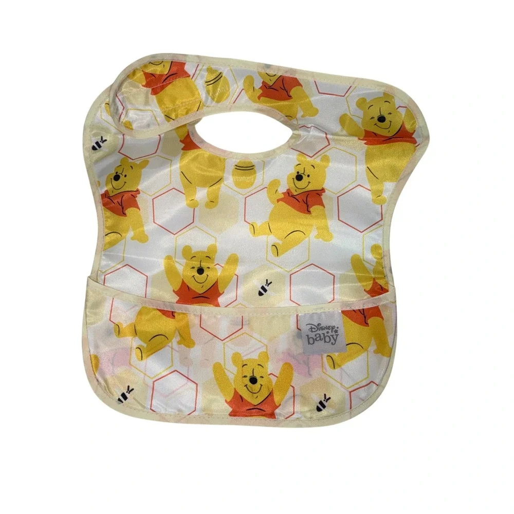Disney Baby Bibs Lot of 7 Unisex Multicolor Excellent Waterproof Toy Story Pooh